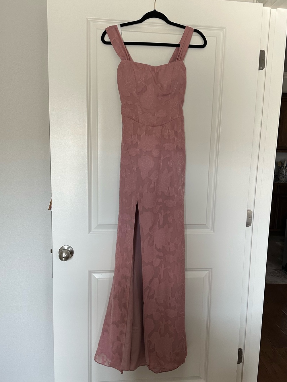 Azazie dusty rose dress